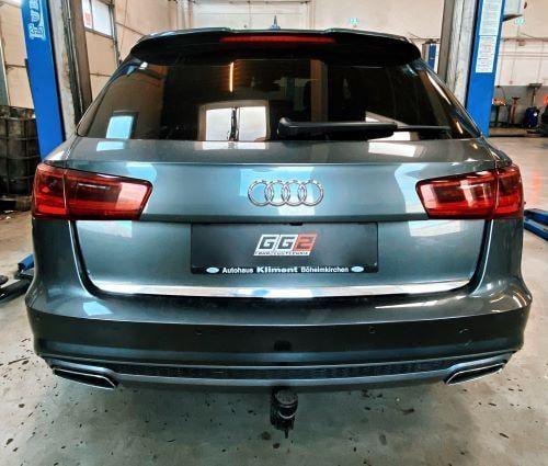 Nachrüstung einer originalen schwenkbaren Anhängerkupplung am Audi A6 4G C7 – GG2 Fahrzeugtechnik