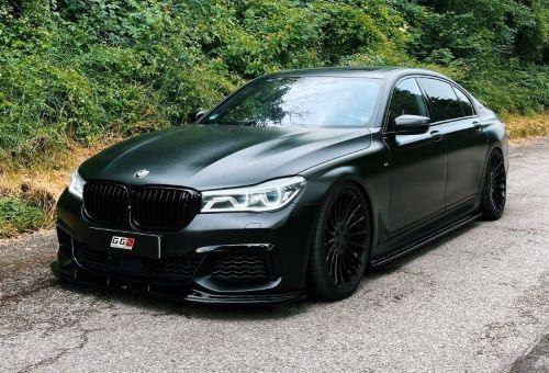 Tieferlegungsmodul mit App Steuerung und Maxton Design AERO Kit für BMW 7er V12 L- Version -GG2 Fahrzeugtechnik