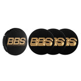 BBS 3D Rotation Nabendeckel mit Logo Bronze Set (4 Stück)