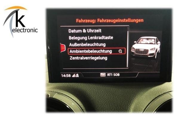 Audi Q2 GA LED Fußraumbeleuchtung hinten Nachrüstpaket