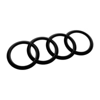 Audi rings rear black for Audi A6 4K