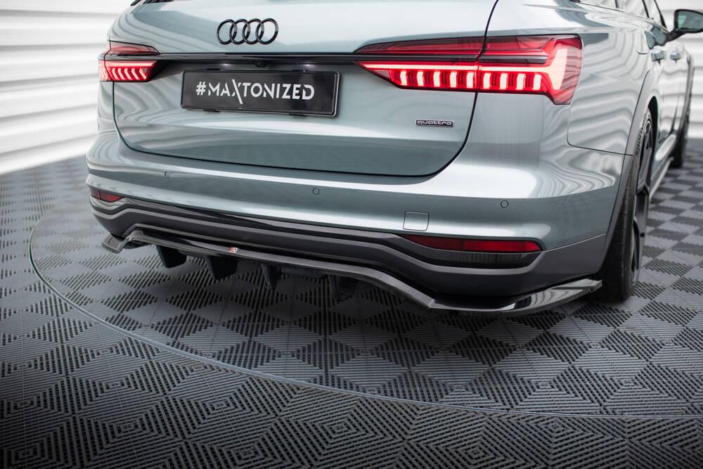 Zentraler Hinterer Splitter für Audi A6 allroad C8 von Maxton Design