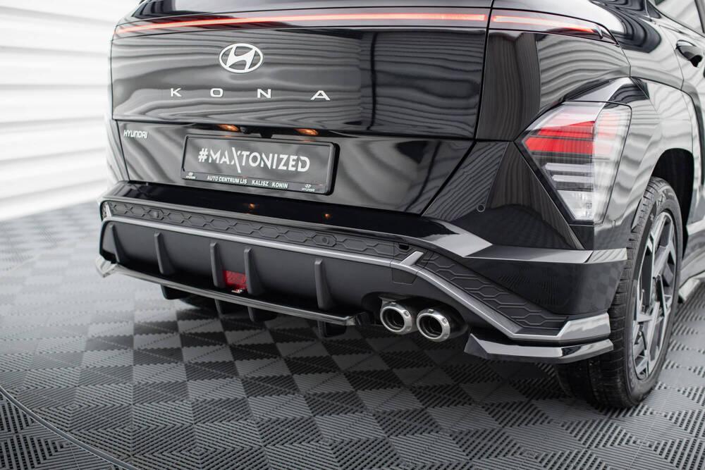 Zentraler Hinterer Splitter für Hyundai Kona N-Line MK2 von Maxton Design