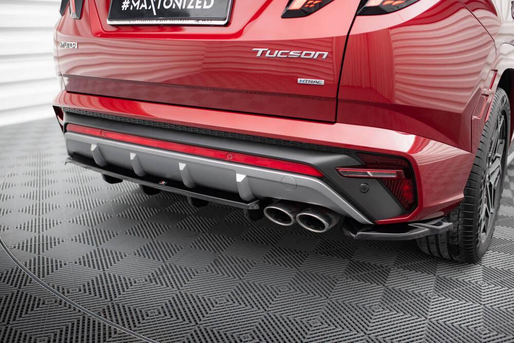 Zentraler Hinterer Splitter für Hyundai Tucson N-Line NX4 von Maxton Design