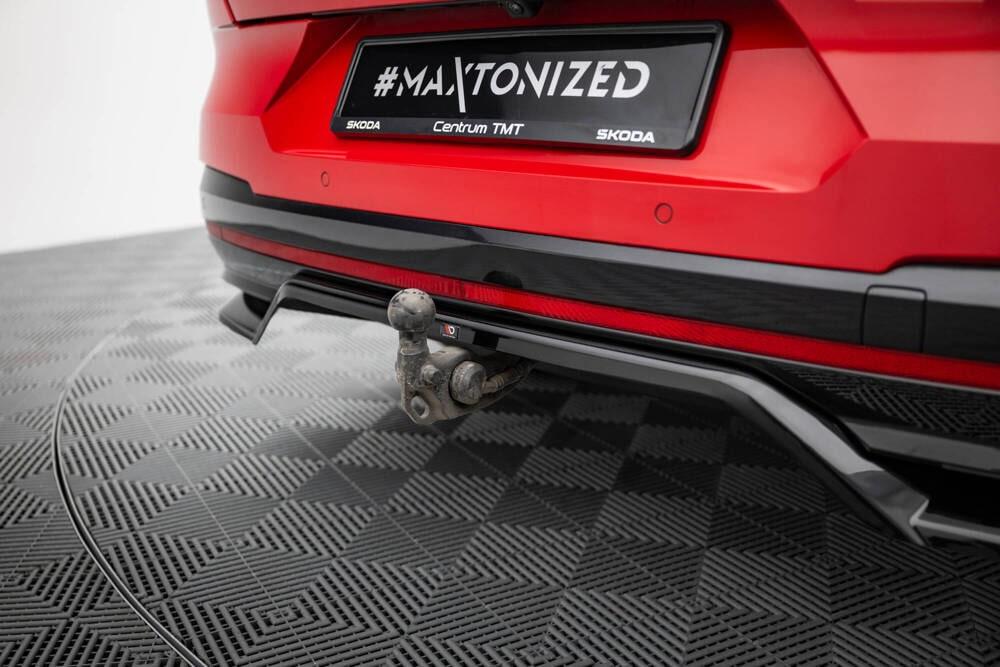 Zentraler Hinterer Splitter für Skoda Enyaq Coupe IV RS von Maxton Design