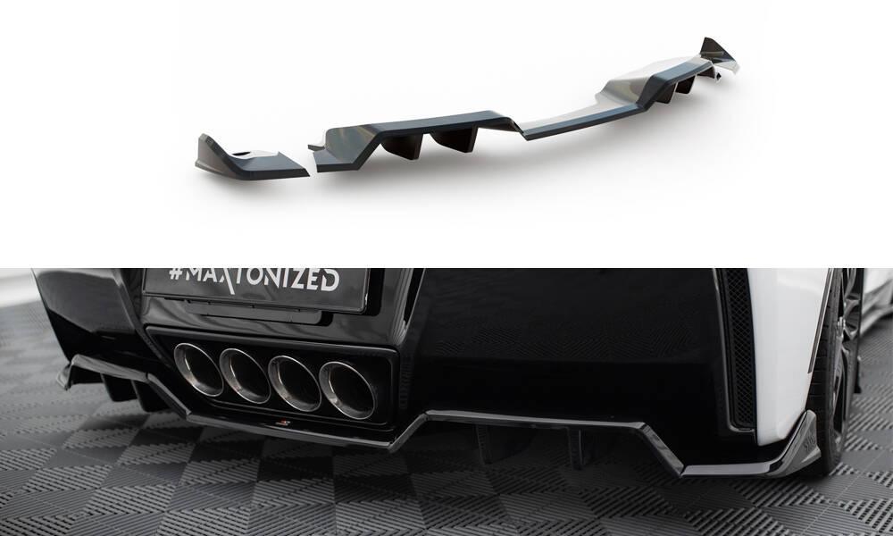 Zentraler Hinterer Splitter für Chevrolet Corvette C7 von Maxton Design