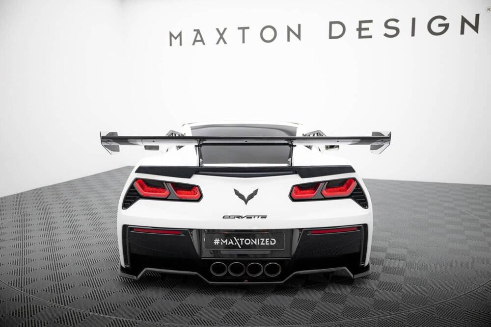 Carbon Heckspoiler Swan Neck für Chevrolet Corvette Stingray / Grand Sport C7 von Maxton Design