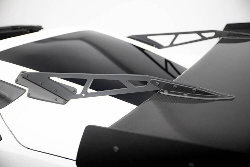 Carbon Heckspoiler Swan Neck für Chevrolet Corvette Stingray / Grand Sport C7 von Maxton Design