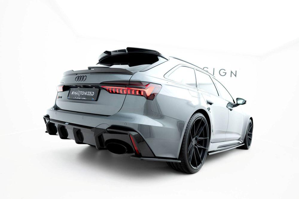 Carbon Spoiler Cap unten für Audi RS6 C8 von Maxton Design