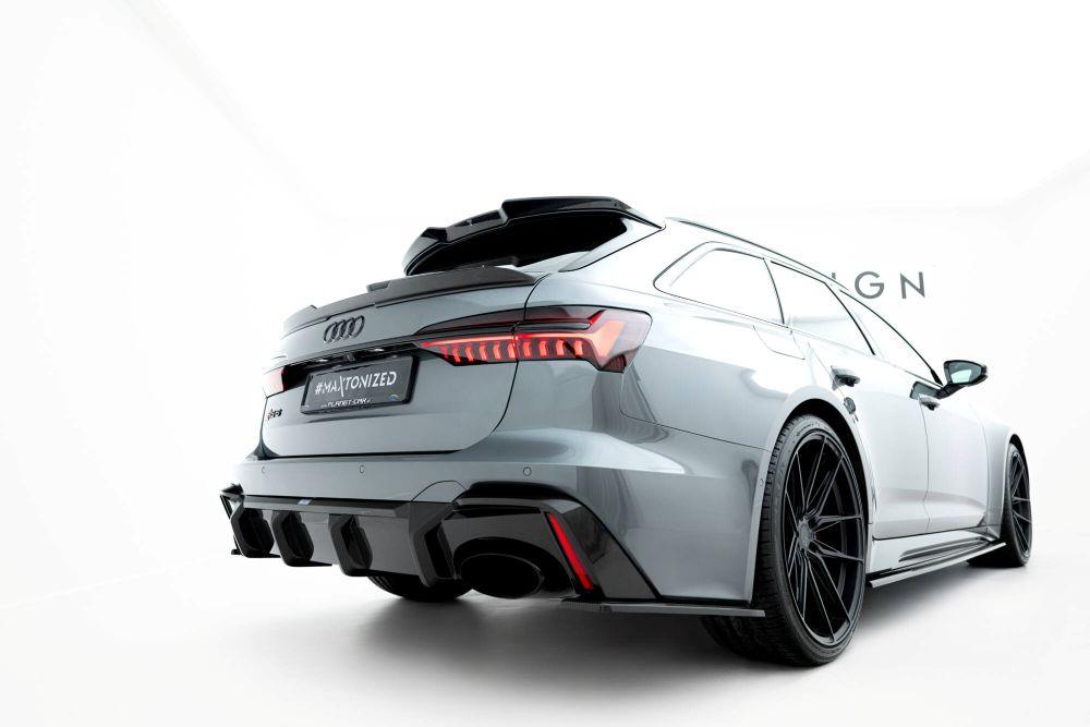 Carbon Spoiler Cap unten für Audi RS6 C8 von Maxton Design