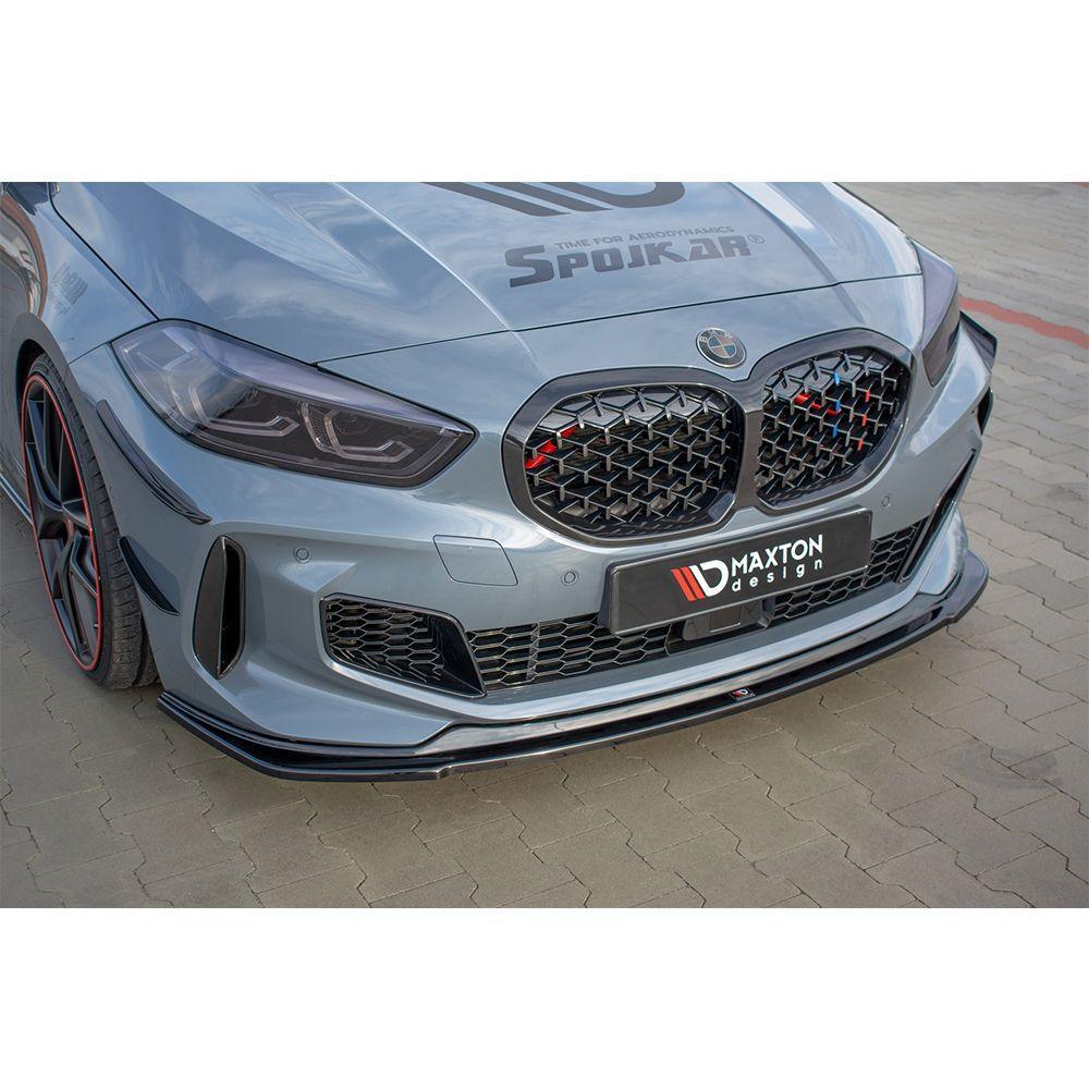 Front Lippe / Front Splitter / Frontansatz für BMW 1er F40 M135i M-Paket von Maxton Design