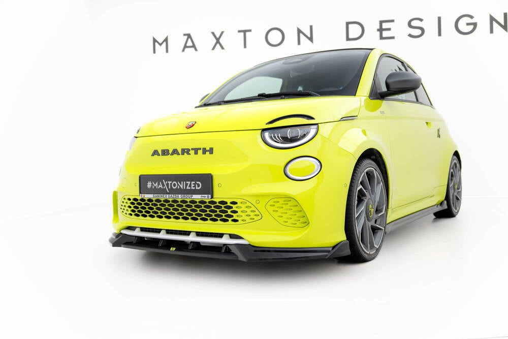 Front Lippe / Front Splitter / Frontansatz für Abarth 500e von Maxton Design