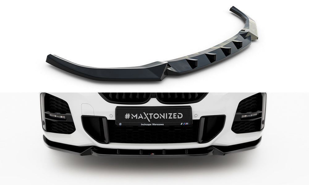 Frontlippe / Frontsplitter / Frontansatz für BMW X1 M-Paket F48 Facelift von Maxton Design