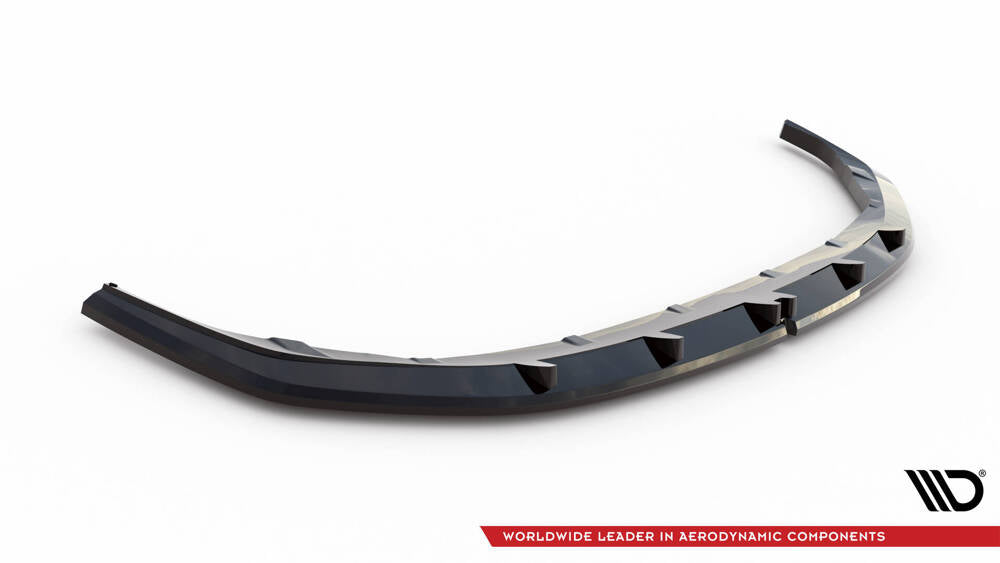 Front Lippe / Front Splitter / Frontansatz V.1 für BMW 1 M-Paket F70 von Maxton Design