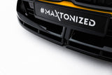 Front Lippe / Front Splitter / Frontansatz V.1 für BMW 1 M-Paket F70 von Maxton Design