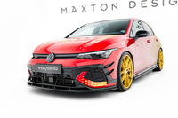 Front Lippe / Front Splitter / Frontansatz V.2 für VW Golf GTI Clubsport Mk8 Facelift von Maxton Design