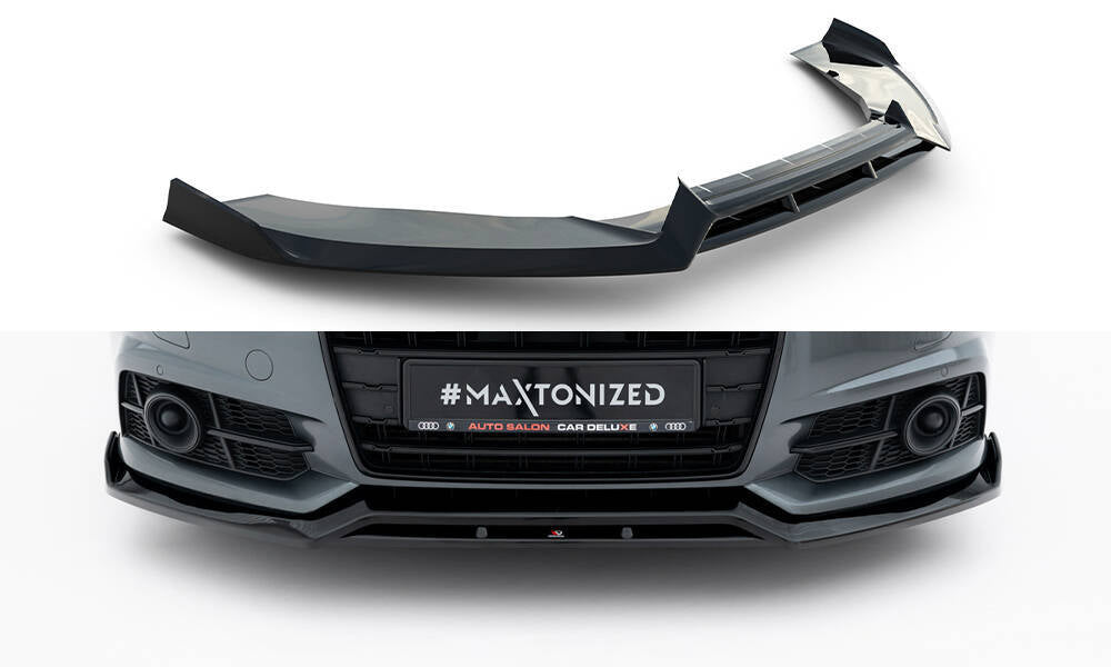 Front Lippe / Front Splitter / Frontansatz V.3 für Audi S6 / A6 S-Line C7 Facelift von Maxton Design