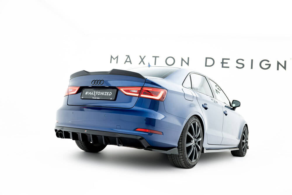 Seitliche Heck Diffusor Erweiterung für Audi A3 Limousine 8V von Maxton Design