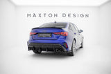 Seitliche Heck Diffusor Erweiterung V.3 für Audi S3 Limousine 8Y Facelift von Maxton Design 