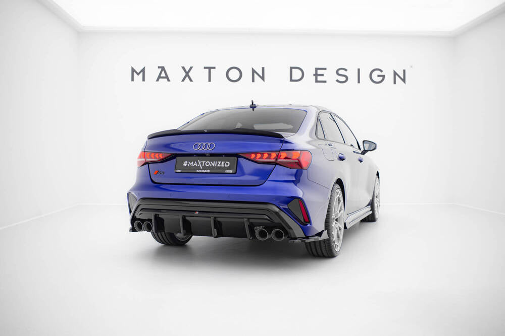 Seitliche Heckdiffusor Erweiterung V.4 für Audi S3 Limousine 8Y Facelift von Maxton Design