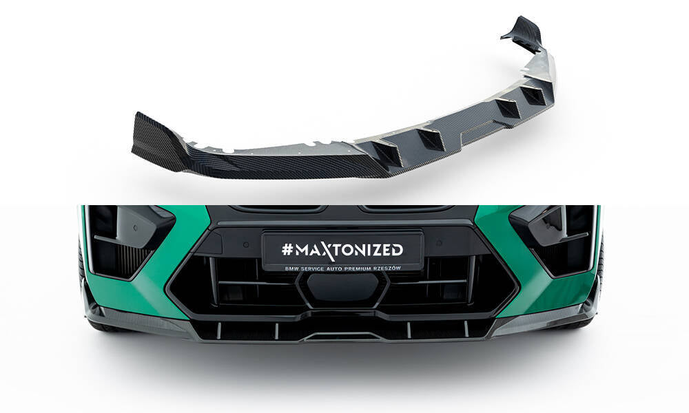 Carbon Front Lippe / Front Splitter / Frontansatz für BMW BMW X5 M F95 Facelift von Maxton Design