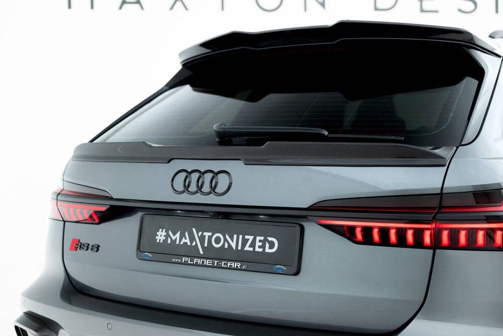 Carbon Spoiler Cap unten für Audi RS6 C8 von Maxton Design