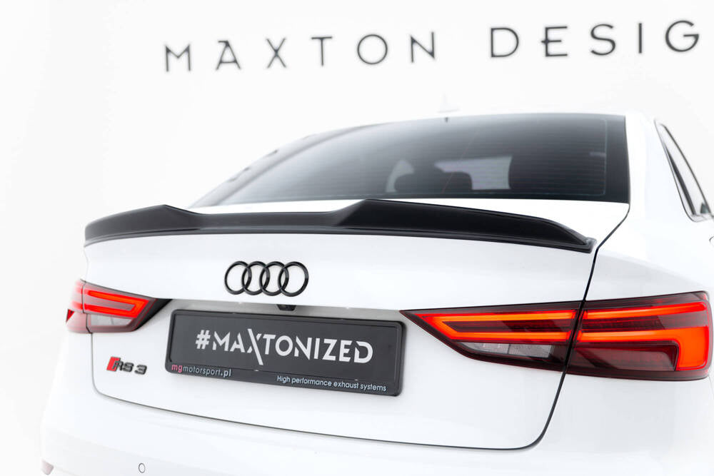 Spoiler Cap 3D für Audi RS3 Limousine 8V / 8V Facelift von Maxton Design