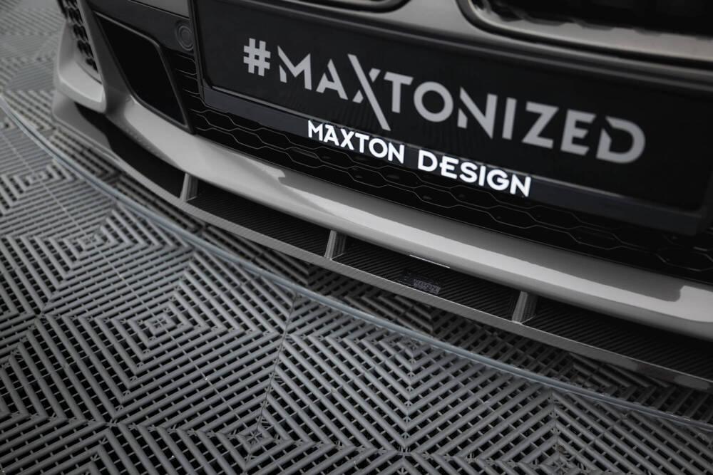 Carbon Front Lippe / Front Splitter / Frontansatz für BMW 7 M-Paket G11 Facelift von Maxton Design