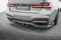 Carbon Zentraler Hinterer Splitter für BMW 7 M-Paket G11 Facelift von Maxton Design