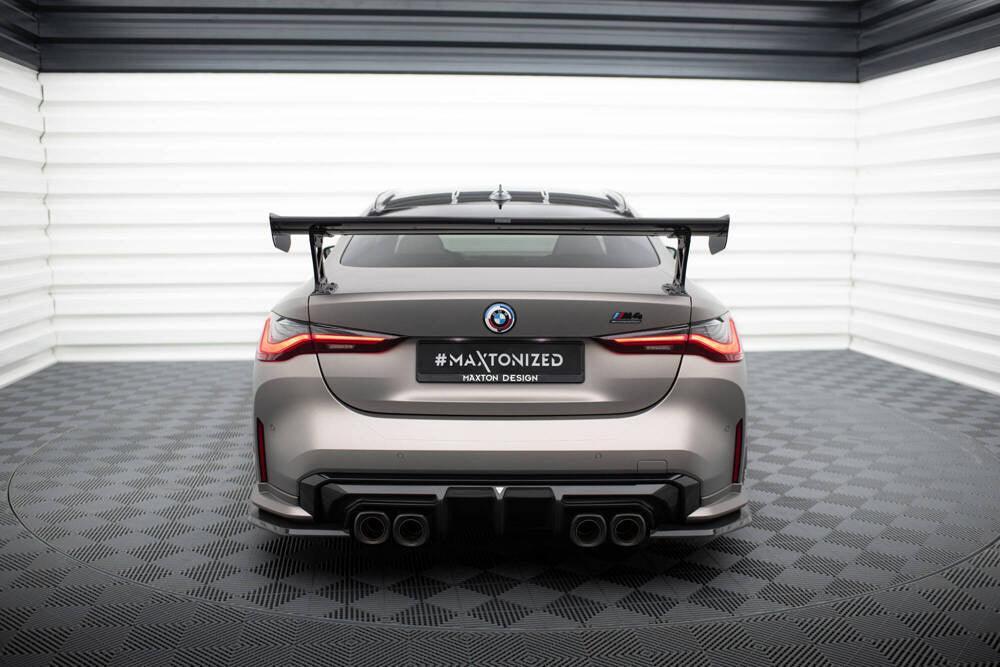 Carbon Heckspoiler mit Aufnahme außen für BMW M4 G82 von Maxton Design