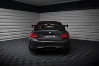 Carbon Heckspoiler mit Aufnahme außen und LED-Licht für BMW M2 F87 von Maxton Design