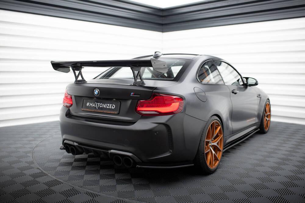 Carbon Heckspoiler mit Aufnahme innen für BMW M2 F87 von Maxton Design