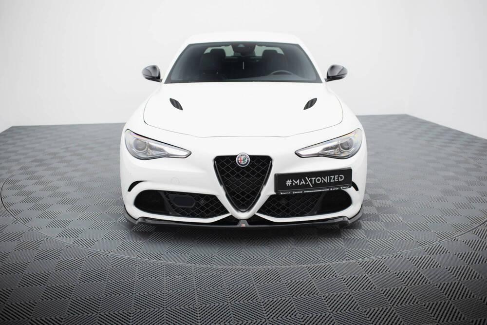 Front Lippe / Front Splitter / Frontansatz für Alfa Romeo Giulia Quadrifoglio von Maxton Design