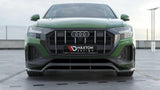 Front Lippe / Front Splitter / Frontansatz für Audi Q8 4M Facelift von Maxton Design