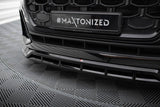 Front Lippe / Front Splitter / Frontansatz für Audi Q8 S-Line 4M Facelift von Maxton Design