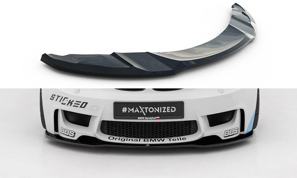 Front Lippe / Front Splitter / Frontansatz für BMW 1M Coupe E82 von Maxton Design