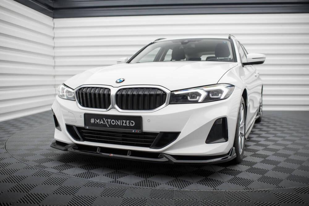 Front Lippe / Front Splitter / Frontansatz für BMW 3 G20 / G21 Facelift von Maxton Design