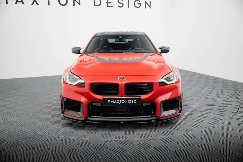 Front Lippe / Front Splitter / Frontansatz für BMW M2 G87 mit M Performance Parts von Maxton Design