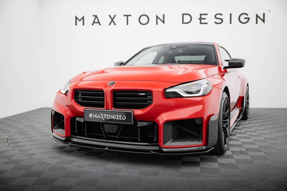 Front Lippe / Front Splitter / Frontansatz für BMW M2 G87 mit M Performance Parts von Maxton Design