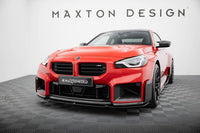 Front Lippe / Front Splitter / Frontansatz für BMW M2 G87 mit M Performance Parts von Maxton Design