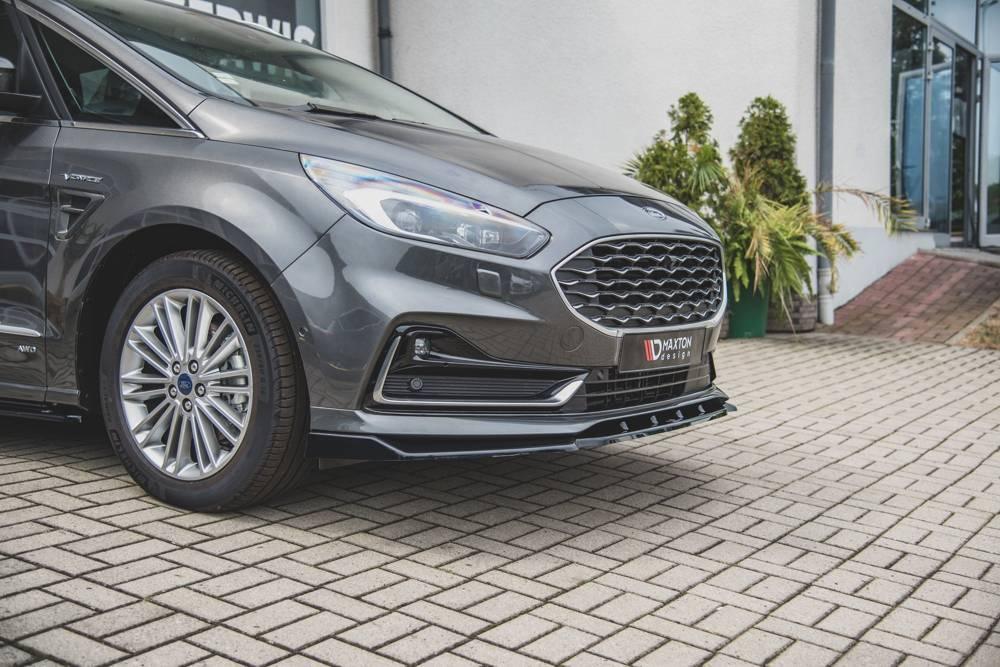 Front Lippe / Front Splitter / Frontansatz für Ford S-MAX MK2 Facelift von Maxton Design