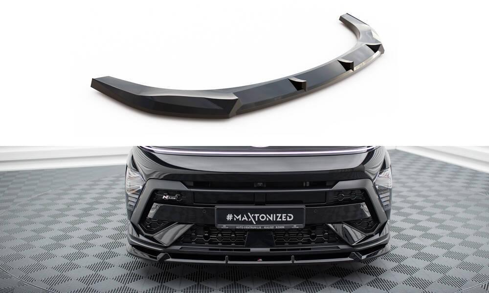 Front Lippe / Front Splitter / Frontansatz für Hyundai Kona N-Line MK2 von Maxton Design