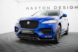 Front Lippe / Front Splitter / Frontansatz für Jaguar F-Pace R-Sport X761 von Maxton Design