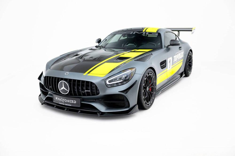 Front Lippe / Front Splitter / Frontansatz für Mercedes-AMG GT C C190 Facelift von Maxton Design