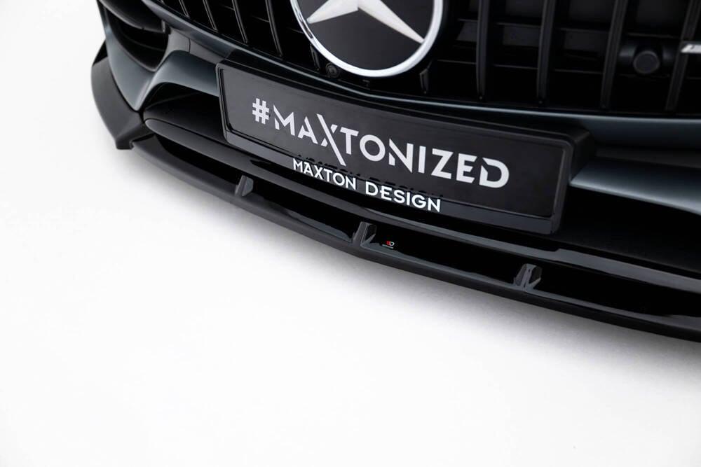 Front Lippe / Front Splitter / Frontansatz für Mercedes-AMG GT C C190 Facelift von Maxton Design