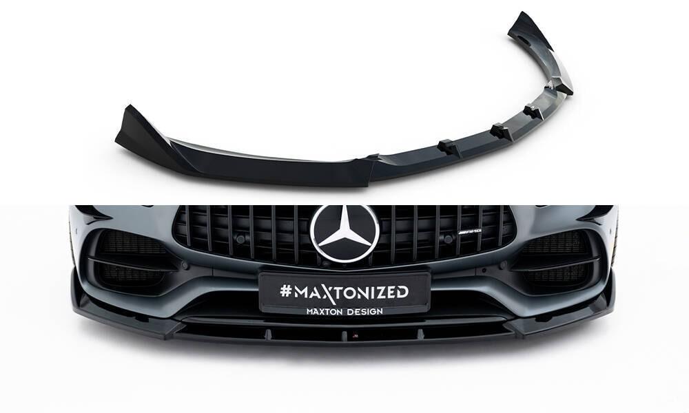 Front Lippe / Front Splitter / Frontansatz für Mercedes-AMG GT C C190 Facelift von Maxton Design