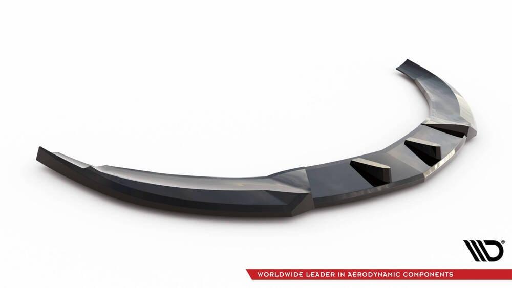 Front Lippe / Front Splitter / Frontansatz für Mercedes CLA C117 AMG-Line von Maxton Design