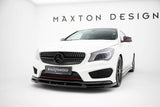 Front Lippe / Front Splitter / Frontansatz für Mercedes CLA C117 AMG-Line von Maxton Design