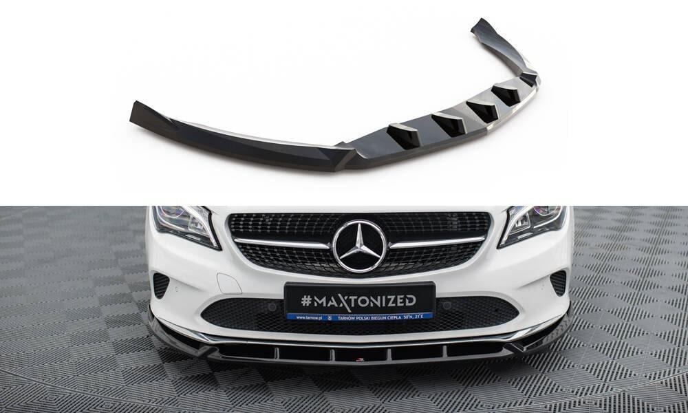 Front Lippe / Front Splitter / Frontansatz für Mercedes CLA C117 Facelift von Maxton Design