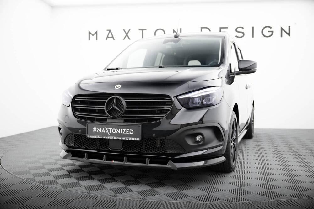 Front Lippe / Front Splitter / Frontansatz für Mercedes T-Klasse W420 von Maxton Design